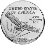 American Eagle Platin Vorderseite